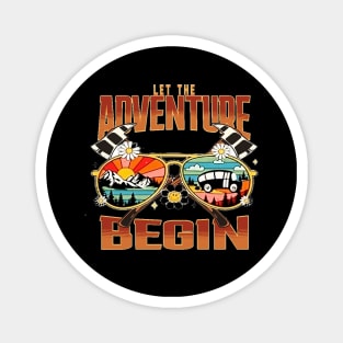 Let The Adventure Begin, Back to School, Happy Teacher Day Gift, Teacher Appreciation, Teach,Teacher Gift, Back To School Gift Magnet